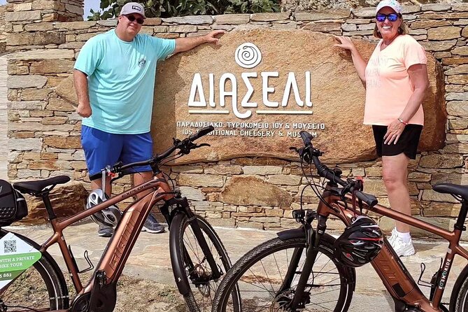 Electric Bike Tour Chora to Diaseli Cheesery - Starting Point at Ios Adventure in Chora
