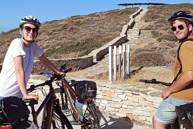 Electric Bike Tour Chora to Homer's Tomp - Key Points