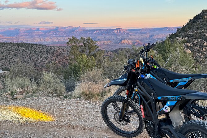 Electric Dirt Bike Tour  Scenic Sunset Adventure Near Zion - The Hike to Yant Flats and Candy Cliffs