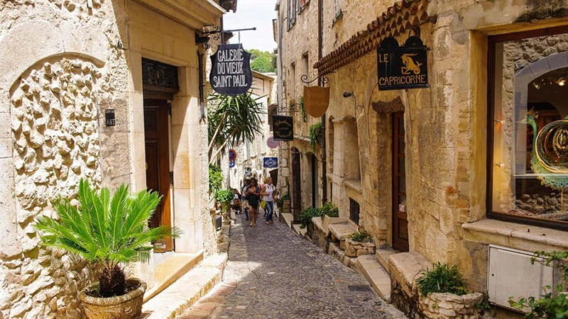 Electric Escape from Nice: St-Paul, Cannes & Antibes - Discover the Charm of the French Riviera in an Electric Car