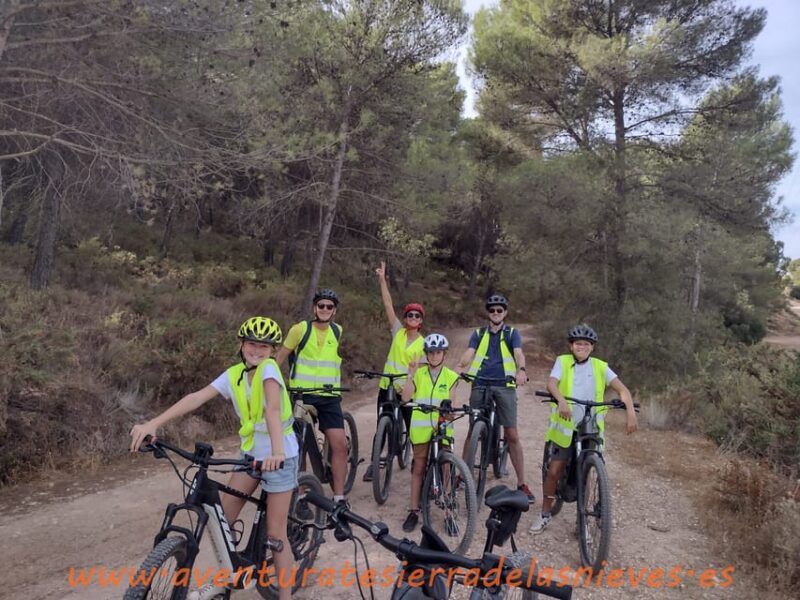 Electric mountain bike in Sierra de las Nieves national park - Exploring the Biodiversity of Sierra de las Nieves