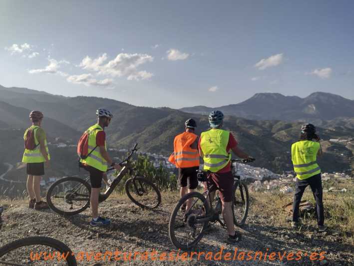 Electric mountain bike in Sierra de las Nieves national park - The Starting Point in Tolox: The Heart of the Tour