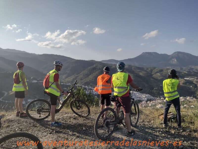 Electric mountain bike in Sierra de las Nieves national park - The Mountain Route: Dirt Lanes and Spectacular Views