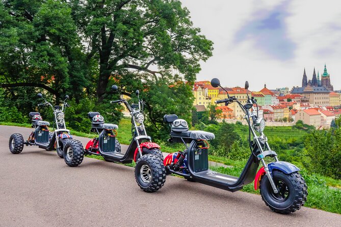 Electric Trike Tour in Prague - City Sightseeing & Fun Riding - The Artistic Vibe at Lennon Wall and Kafka Museum