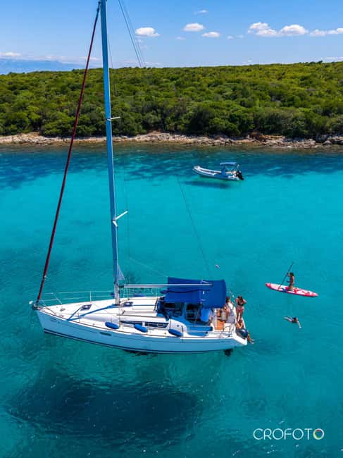 Elegant Yacht Sailing-Half-Day of Pure Bliss - Sailing Across Zadar Channel to a Pristine Island Bay