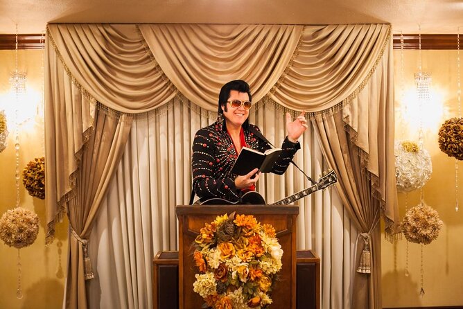 Elvis Themed Wedding or Vow Renewal at Graceland Wedding Chapel - Unique Elvis-Themed Weddings and Vow Renewals at Graceland Chapel for $183