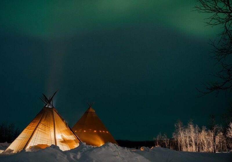 Enjoy the Aurora Show on top of the mountain inc tipi dinner - Practical Details: Transfers, Clothing, and Pacing