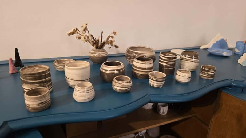 Enna: Paint your own Sicilian ceramic plate - Personal Guidance in a Friendly, Authentic Setting