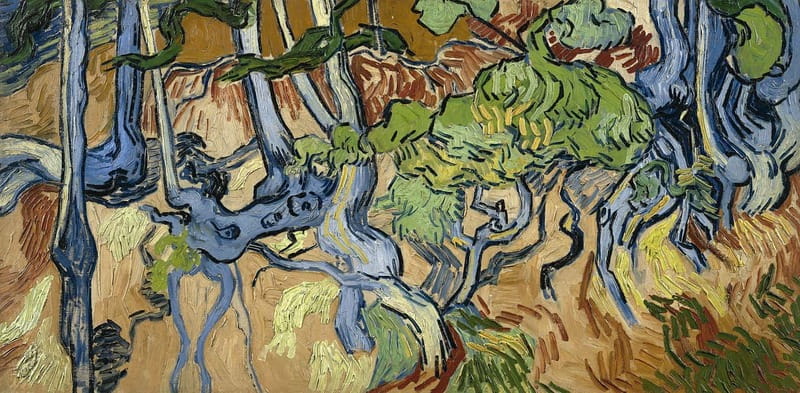Enter the painting, touch the roots and go back in time ! - Key Points