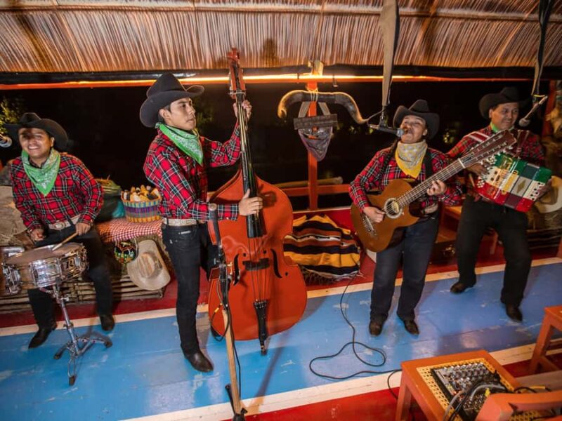 Entrance to Xoximilco Night Park - Authentic Mexican Cuisine and Snacks on Board