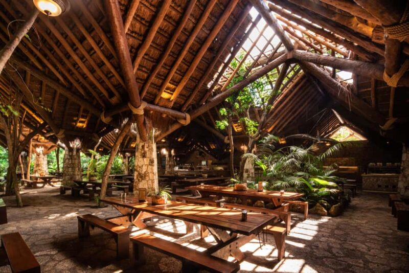 Entrance to Xplor Park - Discovering the Mayan Jungle in Amphibious Vehicles