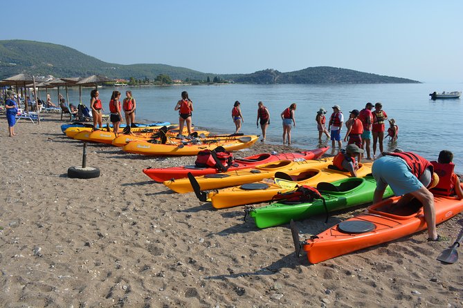 Epidavros sea kayak at the Ancient sunken city tour, small ancient theater - Gastronomic Experience at Athina EcoFarm