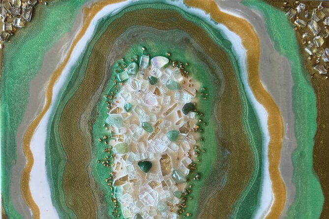 Epoxy Resin Geode Painting Art Class - The Crafting Experience: From Pour to Finish