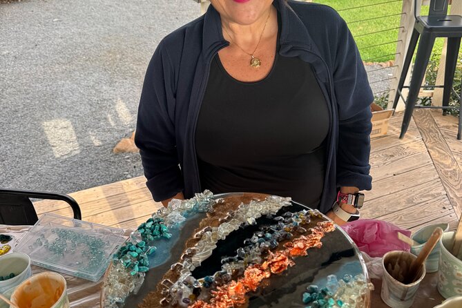 Epoxy Resin Geode Painting Art Class - Practicalities: Group Size, Booking, and Cancellation