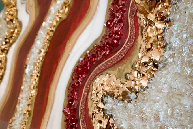 Epoxy Resin Geode Painting Art Class - The Value of a Creative Maui Experience
