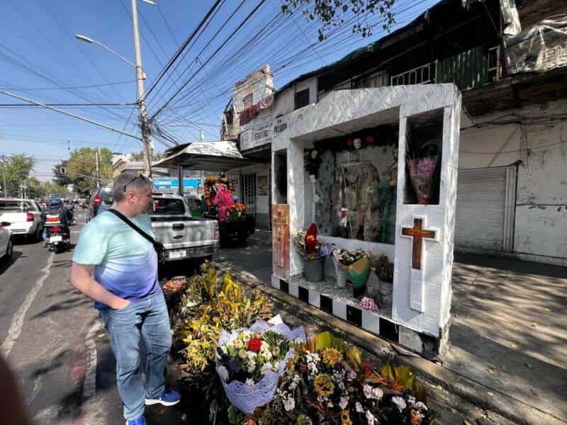 Esoteric Mexico City: Mysticism, Santeria, and Santa Muerte - Santa Muerte Altar in Colonia Doctores