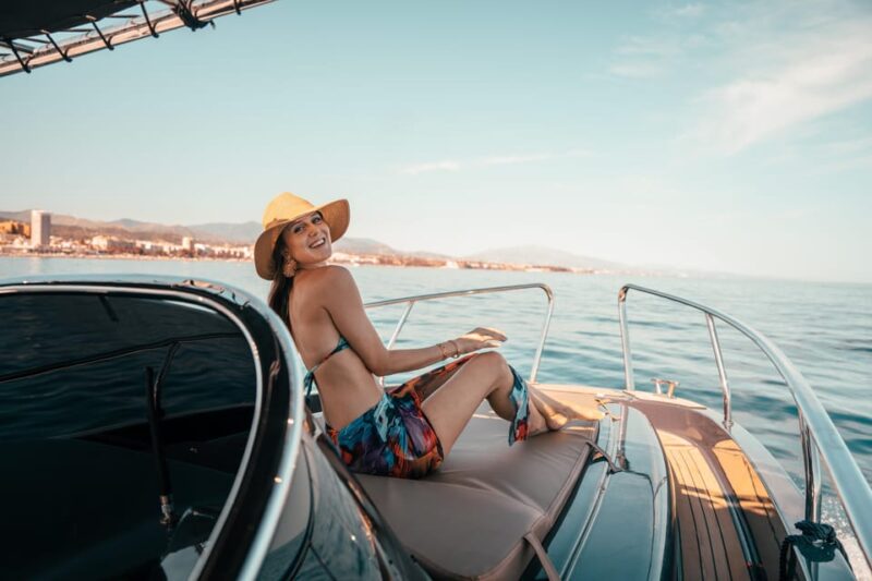Estepona: Boat Rental with Captain, Enjoy the Mediterranean! - Anchoring at Your Favorite Spots for Swimming and Water Fun