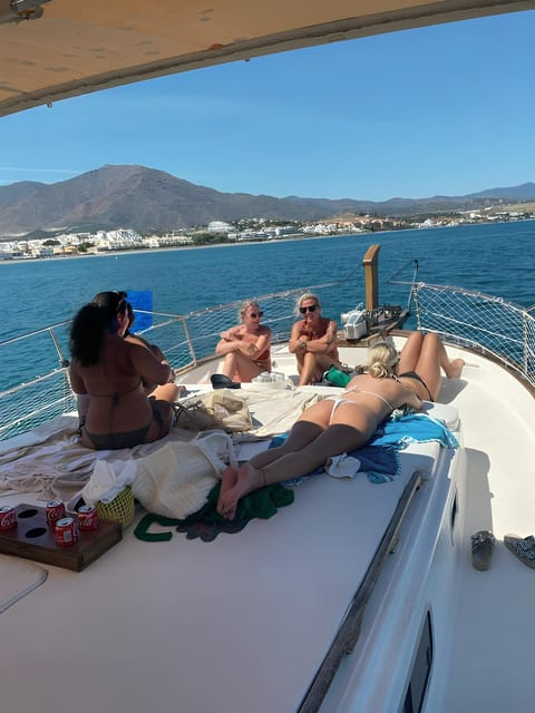Estepona: Dolphins Searching Sea Cruise with Drink & Snacks - Included Drinks, Snacks, and Optional Extras