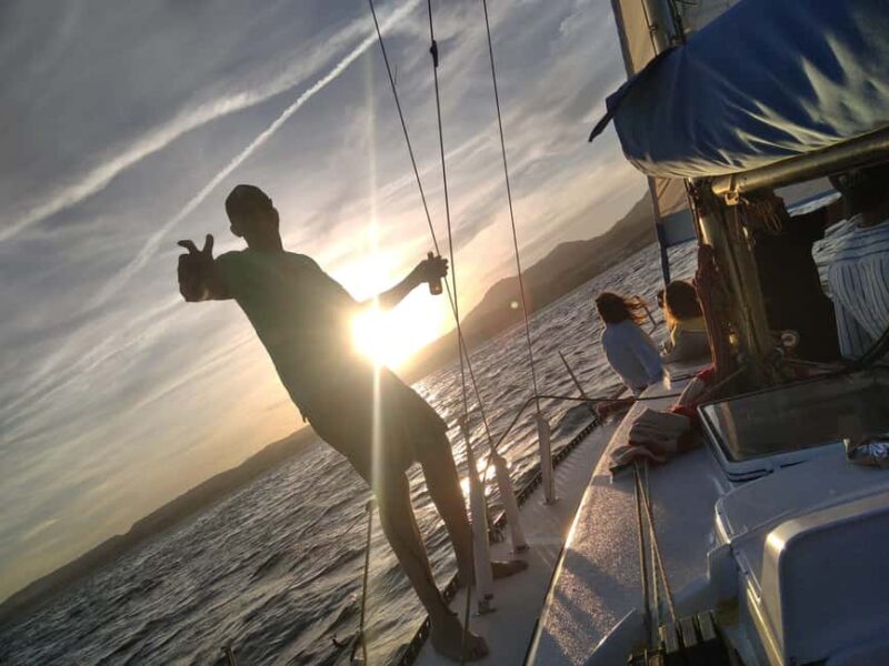 Estepona: Private sailing trip ideal for groups of up to 10 people. - Water Activities: Swimming, Paddle Surf, and Floating Relaxation