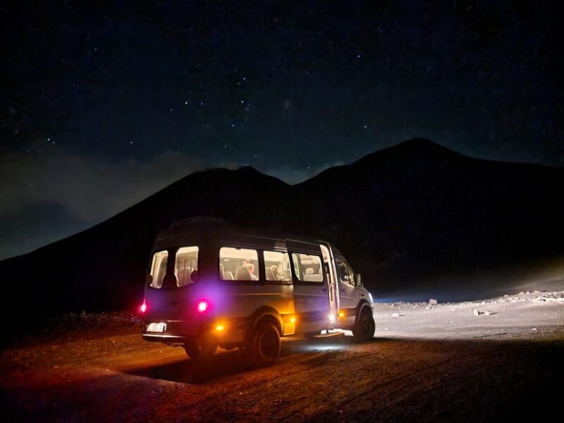 Etna North Sunset: Summit area & Craters of 2002 - The Climb to the Crater and Observation Points