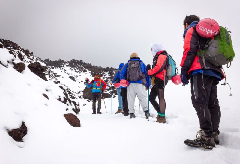 Etna South: High Altitude Winter Trek with an Alpine Guide - Small Groups for a Personal and Safe Experience
