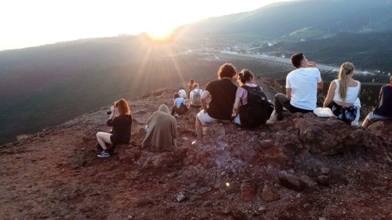 Etna Sunset Tour: Volcano trek, Cave & tasting from Catania - Tasting Local Sicilian Products at a Farm