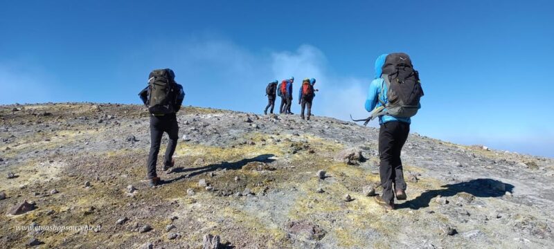 Etna: "The path among the lavas". Trekking on Mount Etna at 3000 m - The Physical and Safety Requirements