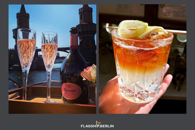 Evening aperitif tour aboard the motor yacht Fitzgerald - Starting Point at Berlin’s Iconic Berliner Dom