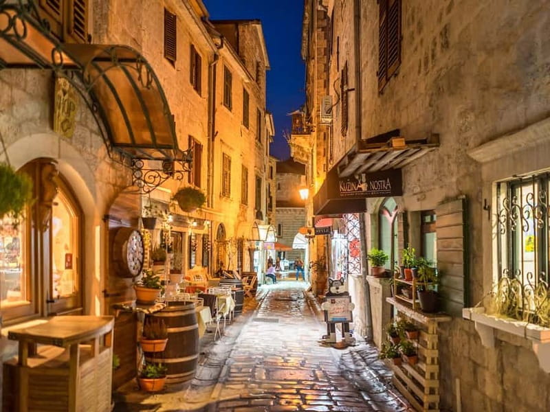 Evening Boka Bay cruise: Kotor and Porto Montenegro - Explore Boka Bay on a 5-Hour Evening Cruise from Budva