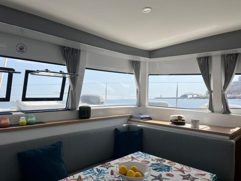 Evening Catamaran Charter - Discover Malta’s Best-Kept Waterfront Secret: The Evening Catamaran Charter