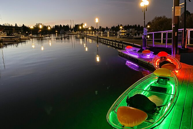 Evening LED Glow Clear Kayak Tour in Lake Tahoe - Key Points