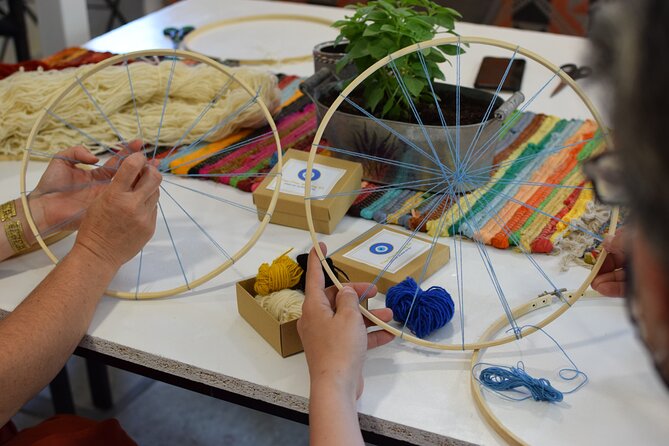 Evil Eye Weaving Workshop - Joining the Performance: A Blend of Storytelling and Craft