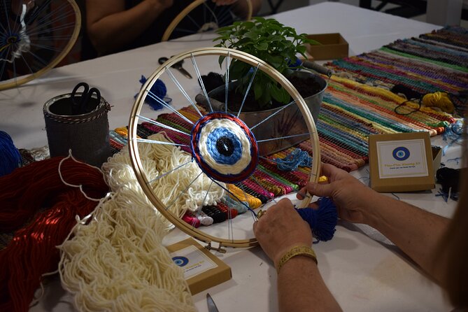 Evil Eye Weaving Workshop - Group Size and Atmosphere: Intimate and Engaging