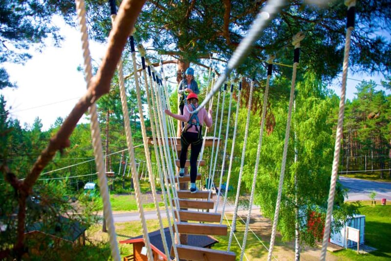 Evje: Treetop Adventure Park Entry Ticket - Key Points