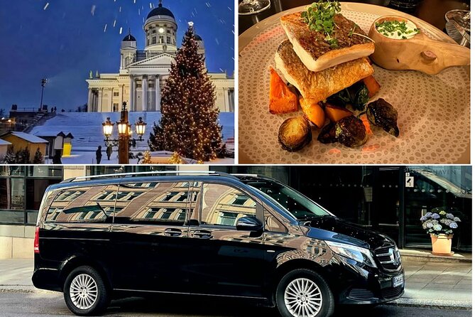 Exclusive 4 hour VIP Tour Helsinki by Lux Car with Guide+Lunch - Exploring the Old Market Hall for Local Flavors