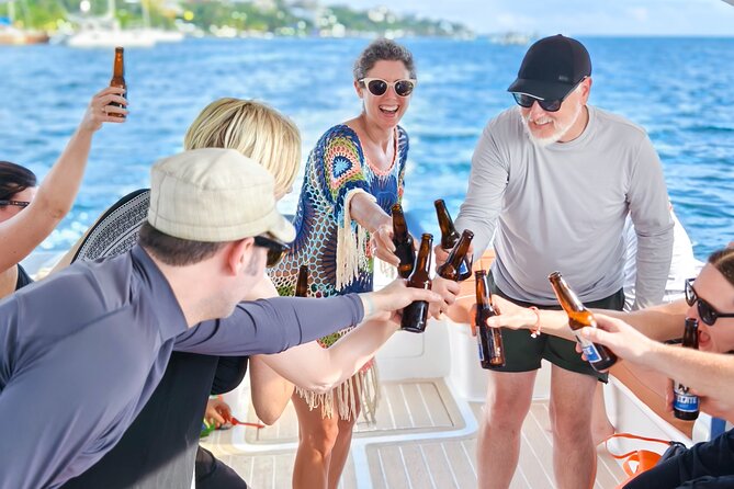 Exclusive Isla Mujeres and Cancun Private Yacht Tour - Unwinding on the Spacious Yacht Deck