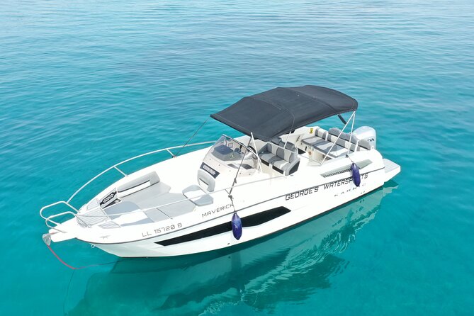 Exclusive line 225hp, self drive boat Karnic SL701 8.0m - Exciting Self-Drive 225hp Karnic SL701 Boat Tour in Paphos for Up to 9 People