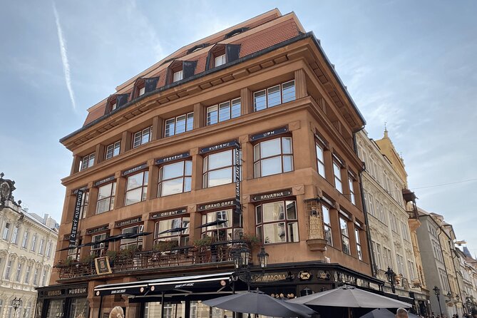 Exclusive Prague Royal Way Tour| all must-see sites, cofee break - Týn Yard and the Iconic Church of Our Lady Before Týn