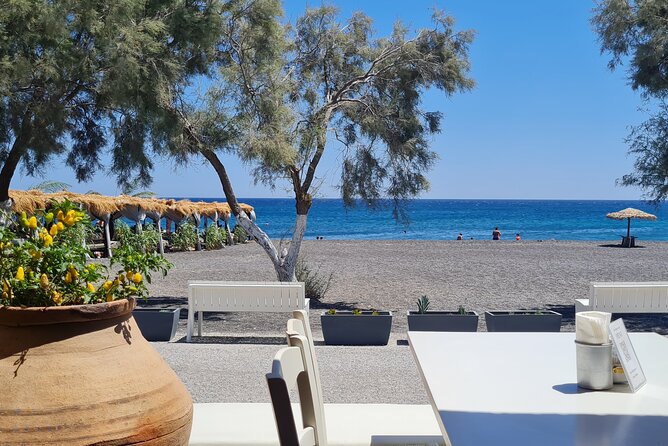 Exclusive Private Santorini Tour Fully Customizable Experience - Relax on Perissa’s Unique Black Sand Beach