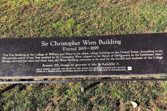 Exclusive Private Tour of Historic William and Mary College - Exploring Historic Classrooms and the Chapel