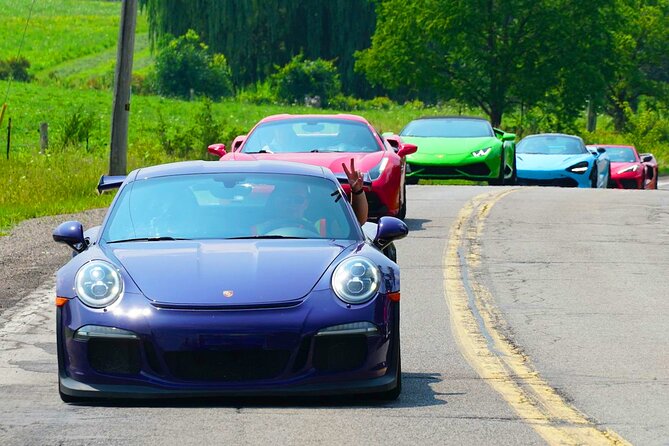Exotic Car Driving Tours with Super Cars in Blue Mountain - Starting Point at Collingwood’s Pretty River Parkway