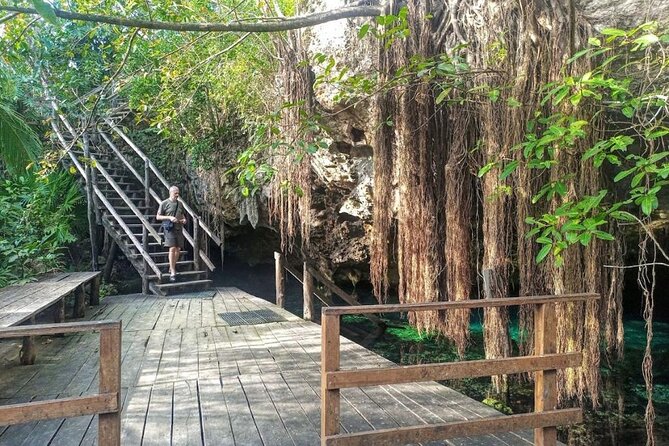 Exotik half a day tour: Cenote Cave and Swimming with Sea Turtles - The Journey Begins at Coco Bongo in Playa del Carmen