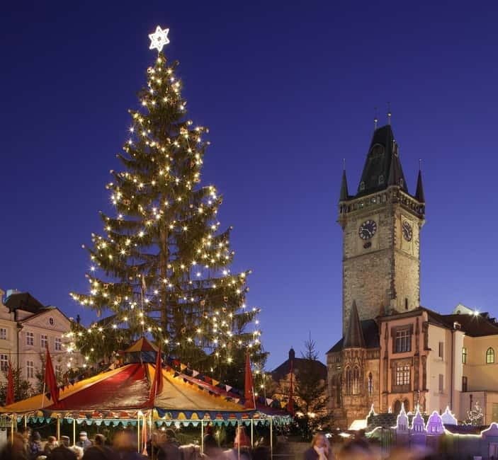 Experience Christmas Shopping In Prague - Visiting the Old Town Square Christmas Tree and Market Activities
