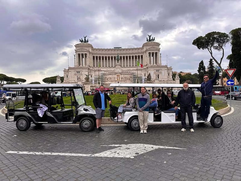 Experience Rome Private & Group Tour in Golf Cart 1.5 hour - Discover Rome in Comfort: 1.5-Hour Private & Group Golf Cart Tour