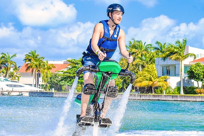 Experience the JETOVATOR water activity in CANCUN. Equipment included - The Meeting Point and Accessibility