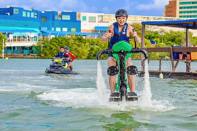 Experience the JETOVATOR water activity in CANCUN. Equipment included - Costs Beyond the Base Price