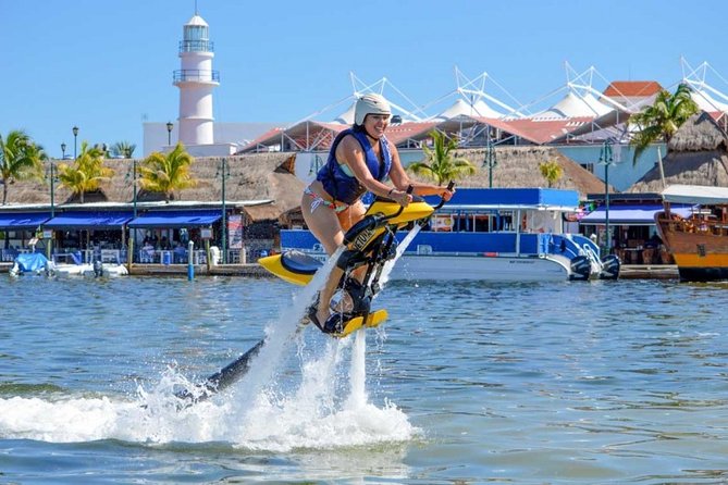 Experience the JETOVATOR water activity in CANCUN. Equipment included - Cancellation Policy and Weather Considerations