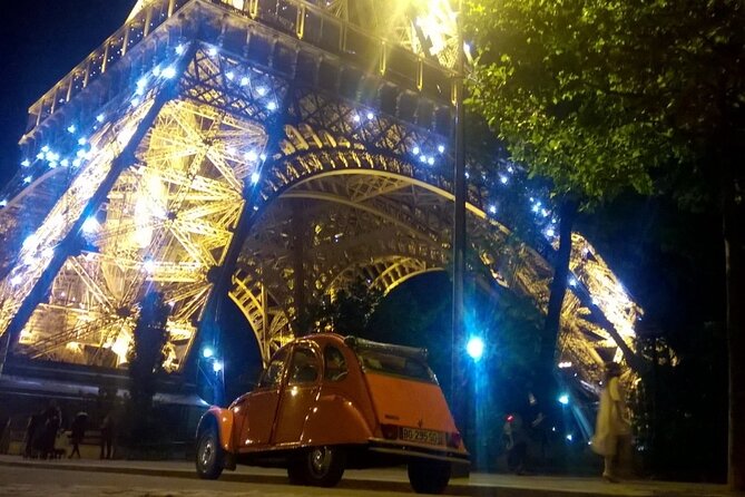Experience the Magic of Paris By Night: A 2-Hour Iconic 2CV Tour - The Experience in a Classic Car with Open Roof Design