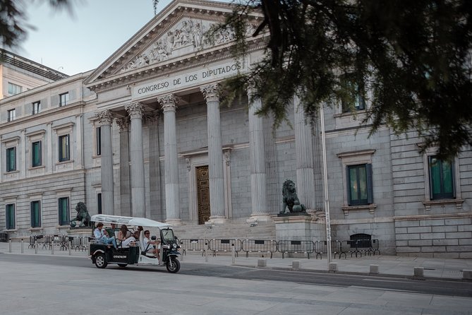 Expert Tour of Madrid in Private Eco Tuk Tuk - The Palace of the Spanish Courts and Its Architectural Marvels