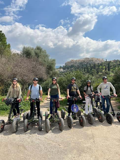 Explore Athens on a 4-Wheeled EZRaider Guided City Tour - Scenic Stop at Areopagus with Stunning City Views